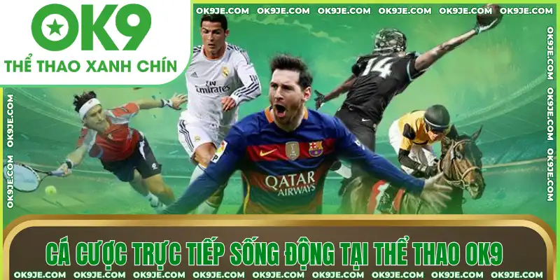 Cá cược trực tiếp sống động tại Thể thao OK9