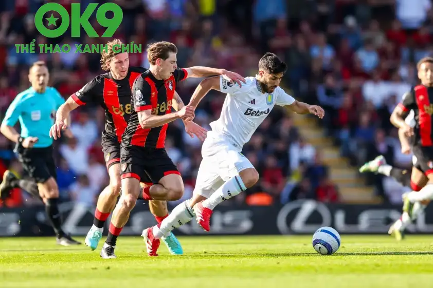 Marco Asensio (áo trắng) đang nỗ lực cùng Aston Villa giành vé dự Champions League mùa sau. (Ảnh: Internet)