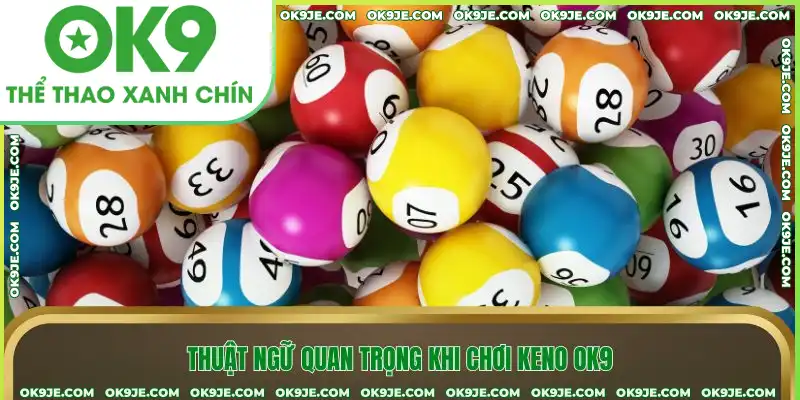 Thuật ngữ quan trọng khi chơi keno OK9